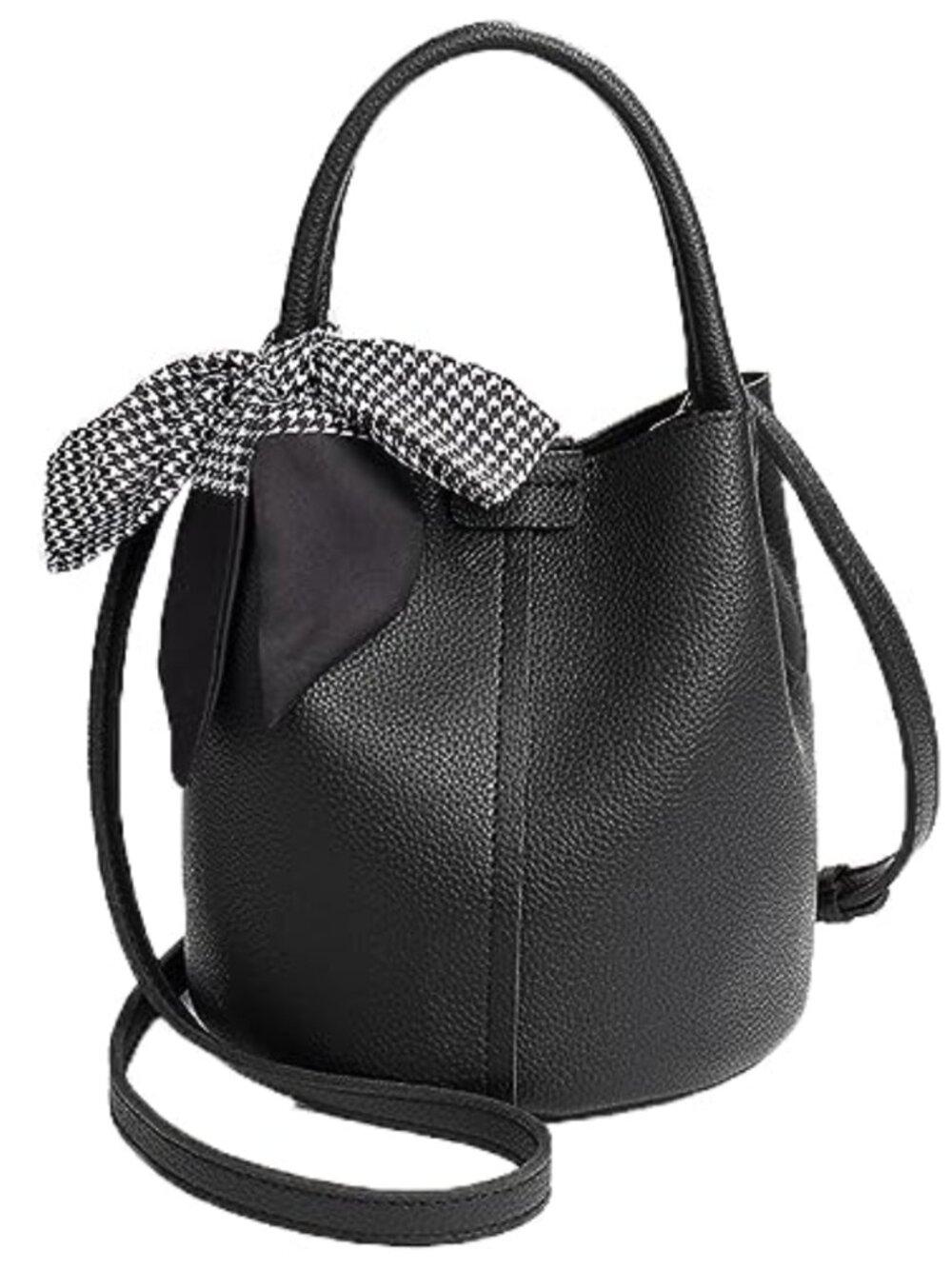 Bucket Shoulder Bag Women Hobo Crossbody Purse PU Leather Handbag